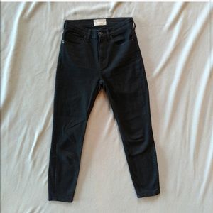 Black Everlane High Rise Skinny Jeans